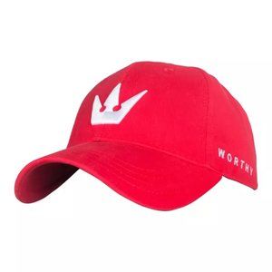 WORTHY CROWN DAD HAT - RED